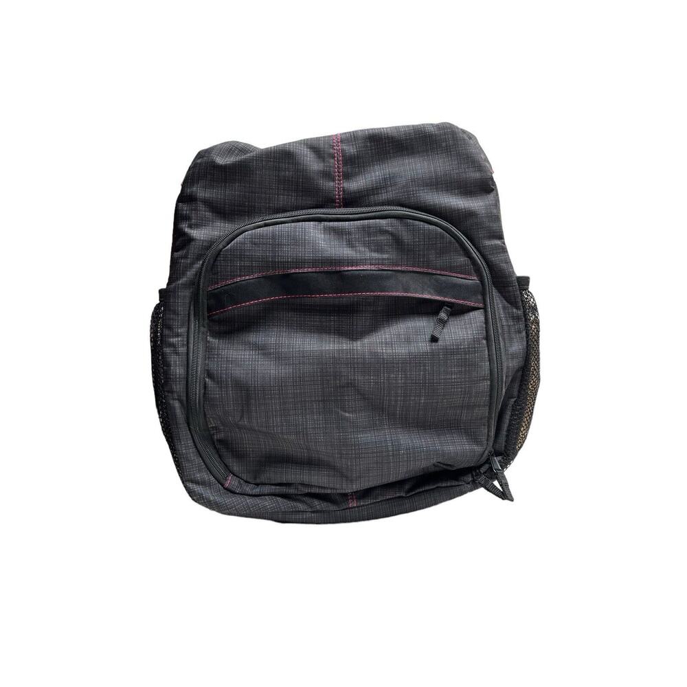 Thirty-One Gray Crosshatch Backpack Sling Camera Diaper Bag One Shoulder